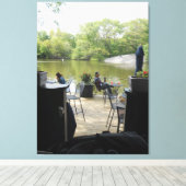 Boat House Canvas Afdruk (Insitu (Houten vloer))