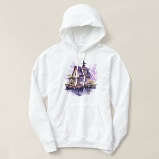 Boat House Hooded Sweatshirt (Design voorkant)