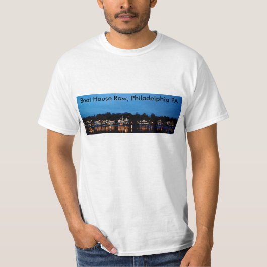 Boat House Row, Philadelphia PA T-shirt (Voorkant)