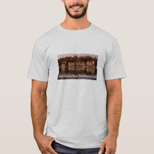 Boat House Row van Philadelphia T-shirt