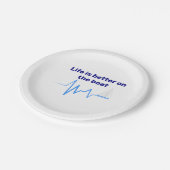 Boat | houten boat | zeeman papieren bordje (Gekanteld)