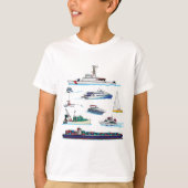 Boat Illustraties T-Shirt (Voorkant)