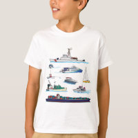 Boat Illustraties T-Shirt