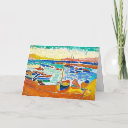 Boat in Collioure | Andre Derain | Kaart (Voorkant)