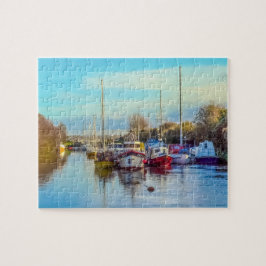 Boat in Lydney Harbor Legpuzzel