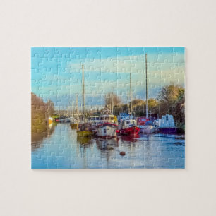 Boat in Lydney Harbor Legpuzzel