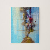 Boat in Lydney Harbor Legpuzzel (Verticaal)