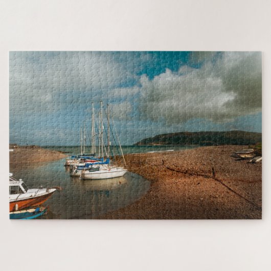 Boat in Porlock Weir Legpuzzel (Horizontaal)