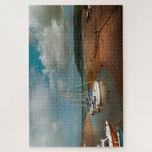 Boat in Porlock Weir Legpuzzel (Verticaal)