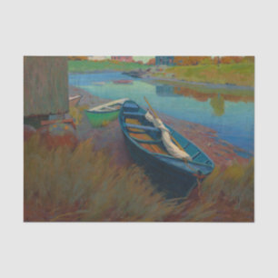 Boat in rust door Wesley Dow 1895 Tissuepapier