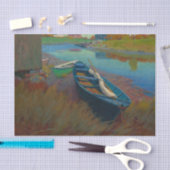 Boat in rust door Wesley Dow 1895 Tissuepapier (Craft)