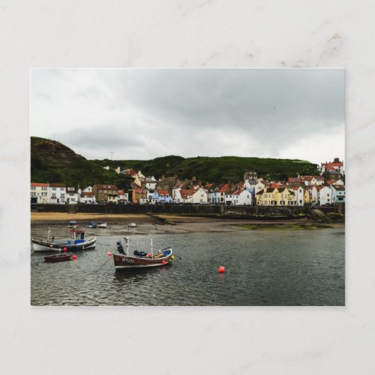 Boat in Staithes Briefkaart (Voorkant)
