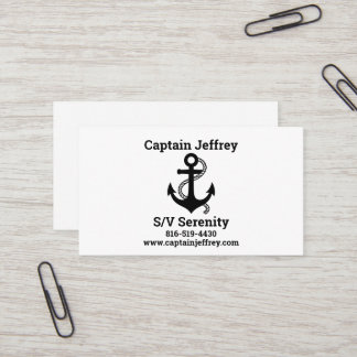 Boat Kaart voor de zeilliefhebber Visitekaartje