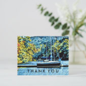 Boat Lake House Dank u Briefkaart (Staand voorkant)