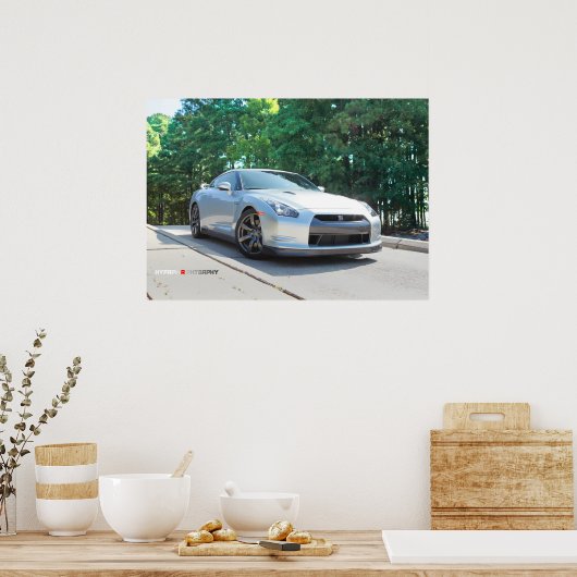 "Boat Launch" Super Silver in NC Poster (Keuken)