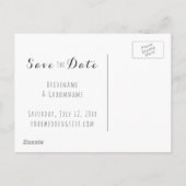 Boat Line Save the Date Aankondigingskaart (Achterkant)