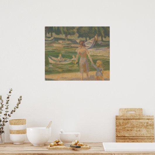 Boat Livery – Brookside Zoo beroemd gemaakt door K Poster (Keuken)