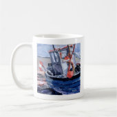 Boat met Red Buoy Koffiemok (Links)