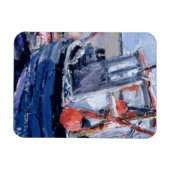 Boat met Red Buoy Magneet (Horizontaal)