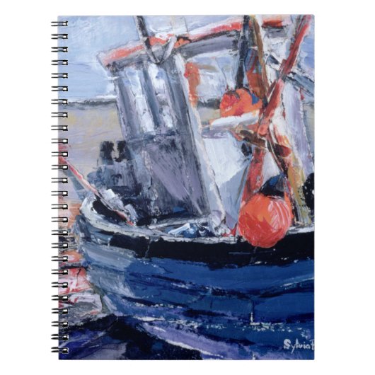 Boat met Red Buoy Notitieboek (Voorkant)