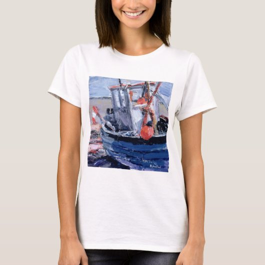 Boat met Red Buoy T-shirt (Voorkant)