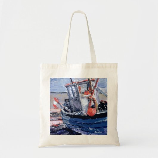 Boat met Red Buoy Tote Bag (Voorkant)
