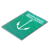 Boat Name Anchor Captains Log Notitieboek (Linkerzijde)