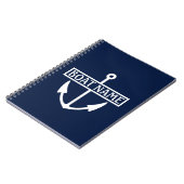 Boat Name Anchor Cruise Scrapbook Notitieboek (Linkerzijde)