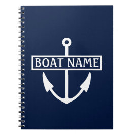 Boat Name Anchor Cruise Scrapbook Notitieboek