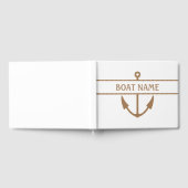 Boat Name Anchor Gastenboek (Volledig)
