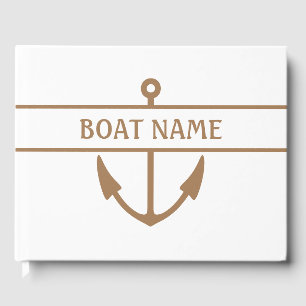 Boat Name Anchor Gastenboek
