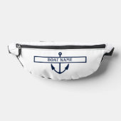 Boat Name Anchor Heuptasje (Liggend)
