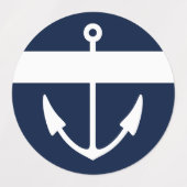 Boat Name Anchor Labels (Design 2)