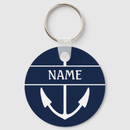 Boat Name Anchor Sleutelhanger