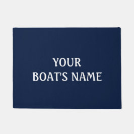 Boat Name Dock Mat