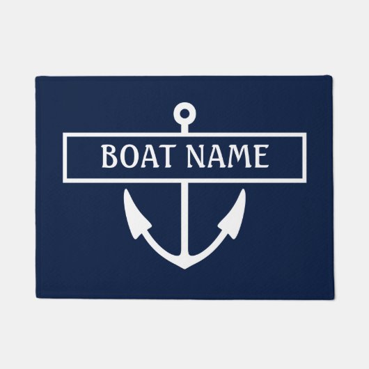 Boat Name Dock Mat (Voorkant)
