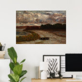 Boat on the Shore - Edward Mitchell Banister Poster (Thuiskantoor)