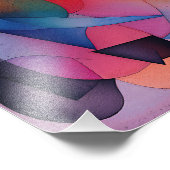 "Boat on Water" Hedendaagse Abstracte kunst Foto Afdruk (Hoek)