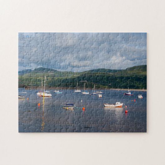 Boat op Barmouth Legpuzzel (Horizontaal)