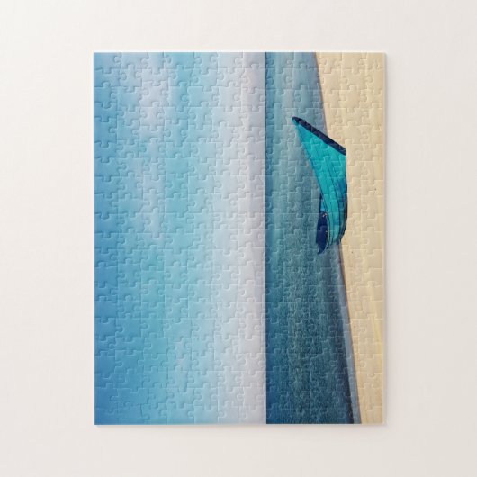 Boat op de Beach Summer Photo Legpuzzel (Verticaal)