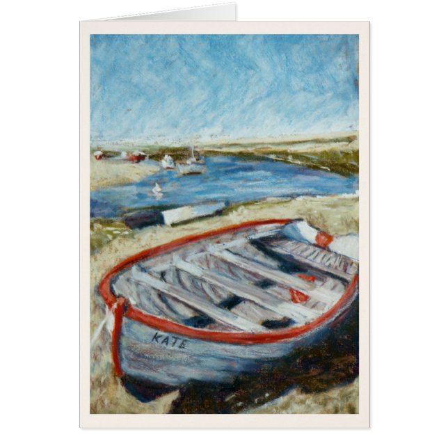 Boat op de strand (Voorkant)