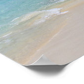 Boat op de strand poster (Hoek)