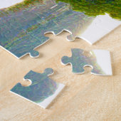 Boat op een meer. Jig Saw Puzzle Legpuzzel (Zijkant)