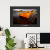 Boat op Loch. Poster door cARTerART (Thuiskantoor)