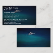 Boat op Magens Bay, St. Thomas, Amerikaanse Maagd  Visitekaartje (Voorkant / Achterkant)