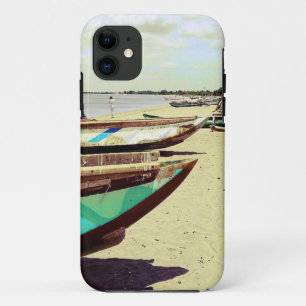 Boat op tropisch strand Case-Mate iPhone case