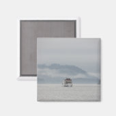 Boat op Windermere Magnet (Voorkant / Achterkant)