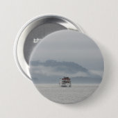 Boat op Windermere Round Badge Ronde Button 7,6 Cm (Voorkant /achterkant)