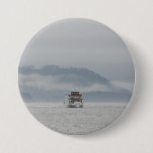 Boat op Windermere Round Badge Ronde Button 7,6 Cm (Voorkant)