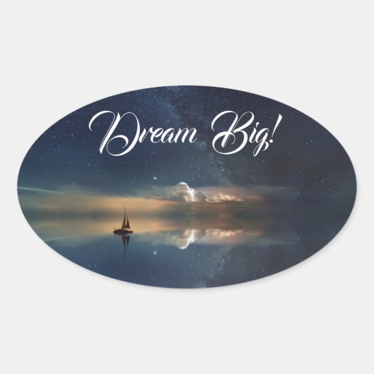 Boat Ovale Sticker (Voorkant)